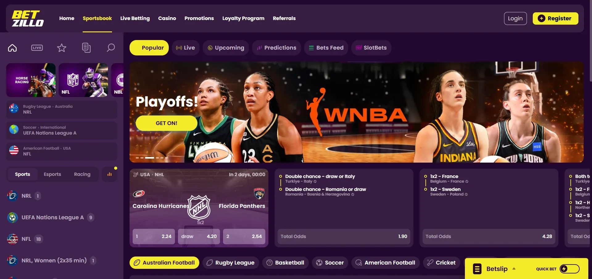 Betzillo casino betting